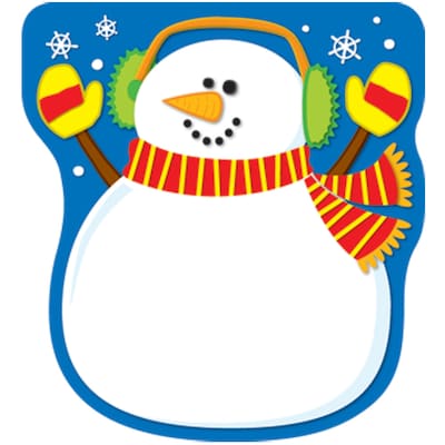 Snowman Notepad, 5-3/4 x 6-1/4, 50 sheets