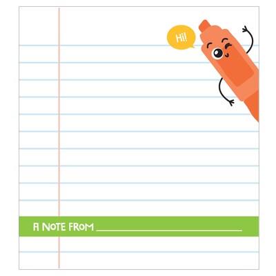 School Tools Notepad, 6 x 8, 50 Sheets Per Pad