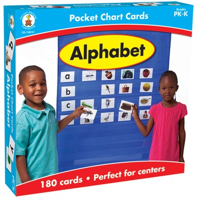 Carson-Dellosa Pocket Chart Cards, Alphabet (CD-158151)