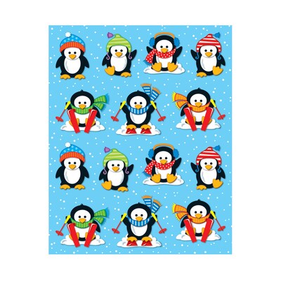 Carson-Dellosa Penguins Shape Stickers, Pack of 84 (CD-168034)