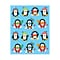Carson-Dellosa Penguins Shape Stickers, Pack of 84 (CD-168034)