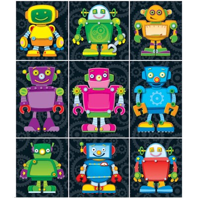 Carson-Dellosa Prize Pack Stickers, Robots