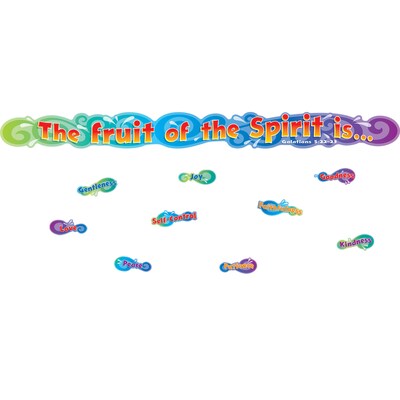 Carson-Dellosa The Fruit of the Spirit Mini Bulletin Board Set (210021)