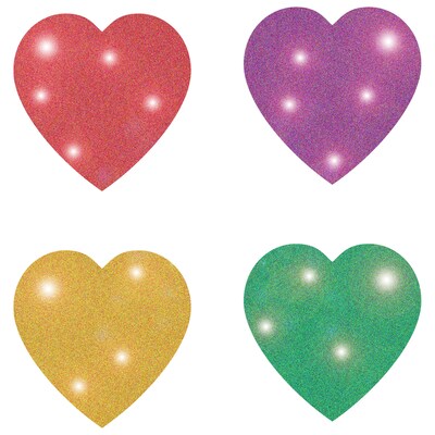 Hearts, Multicolor Stickers