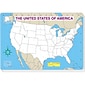 Jumbo Map Pads, U.S. Map, Blank