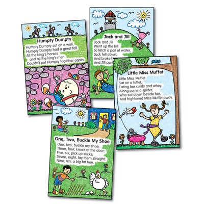 Nursery Rhymes: Kid-Drawn Bulletin Board Set