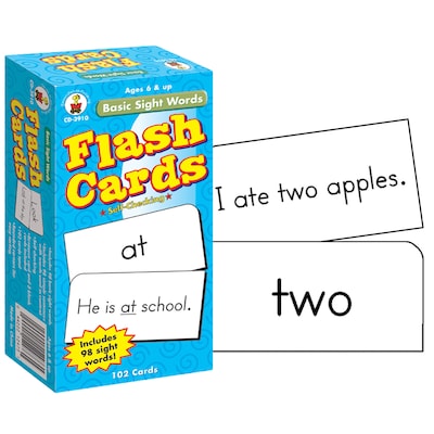 Basic Sight Words Flash Cards