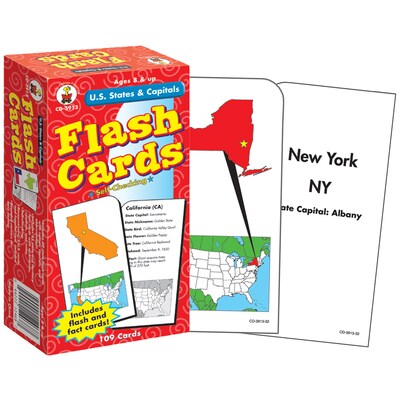 U.S. States & Capitals (repackaged) Flash Cards