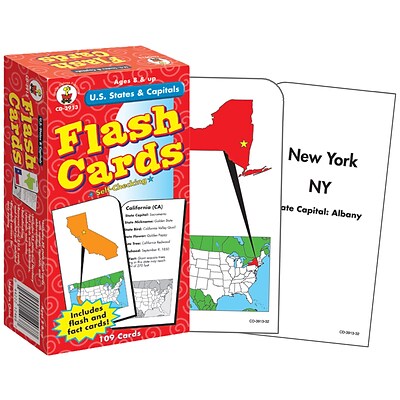 U.S. States & Capitals (repackaged) Flash Cards