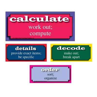 Carson-Dellosa Bulletin Board Set, 48 Testing Words Students Should Know