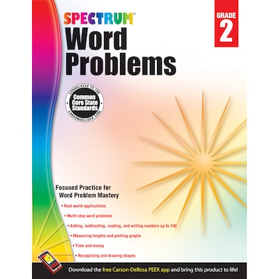Carson-Dellosa Spectrum® Word Problems Workbook, Grade 2 (CD-704495)