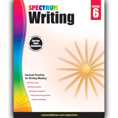 Carson Dellosa® Spectrum® Writing Workbook, Grades 6