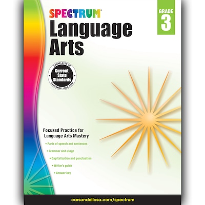 Carson Dellosa® Language Arts Grade 3 Workbook, Language Arts