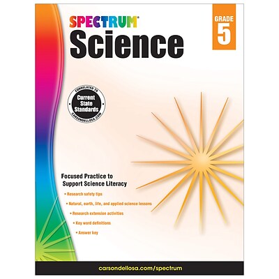 Carson Dellosa® Spectrum Science Workbook, Grades 5