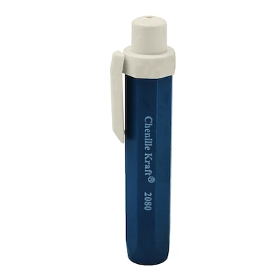 Chenille Craft® Plastic Chalk Holder, Blue, Plastic,  3/8" D, 12/Bundle (CK2080)