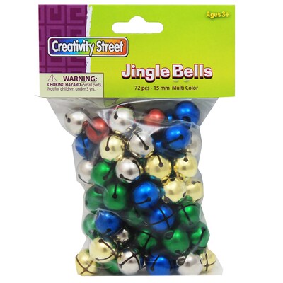 Creativity Street® Jingle Bells, Multicolor, 72/Pack (CK-3115)