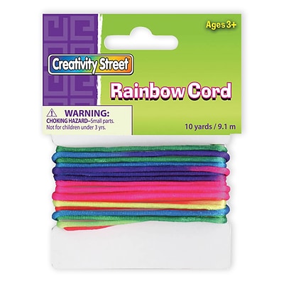 Chenille Kraft® Cords, Rainbow