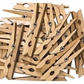 Chenille Kraft® Wooden Craft Materials; Spring Clothespins, Large