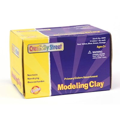 Chenille Kraft® Creativity Street® Assorted Modeling Clay, 5 lbs.