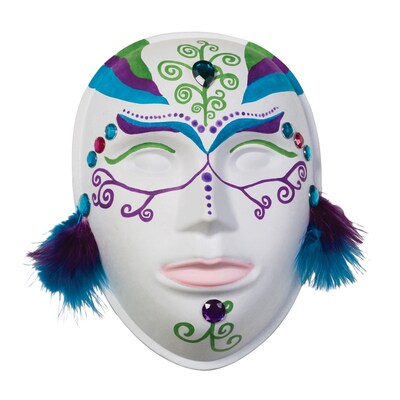 Chenille Craft® Paperboard Mask, 8, 10 EA/BD