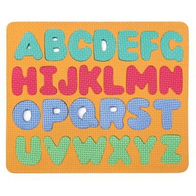 Pacon Wonder foam 9 1/2(H) x 11 1/2(W) Magnetic Upper Case Letters Puzzle (CK-4419)