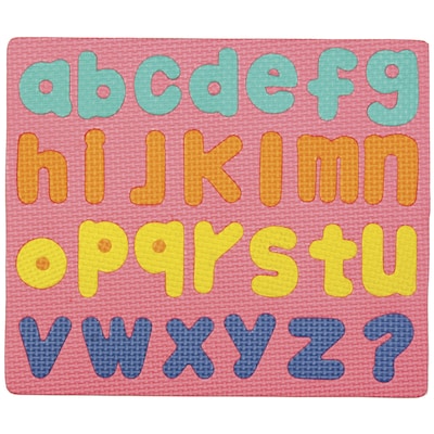 Pacon Wonder foam 9 1/2(H) x 11 1/2(W) Magnetic Lower Case Letters Puzzle (CK-4421)