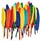 Chenille Craft® Bright Color Duck Quill Feathers, 96 Pieces, 2/Bd