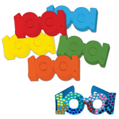 Chenille Kraft® 100 Days Paper Glasses
