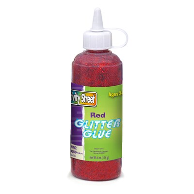 Chenille Kraft Glitter Glue 4 oz., 12/Bundle, Red