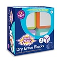 Pacon Mind Sparks Blocks Dry Erase Whiteboard, 3 x 3, 2/Bundle (CK-9306)