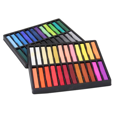 Chenille Kraft Quality Artists Square Pastels, Assorted, 48/BX, 2 BX/BD