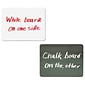 Chenille Kraft 2-Sided Dry Erase/Chalk Board, 9" X 12", 10/Pack (CK-988310)