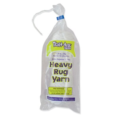 Pacon® Polyester Heavy Rug Yarn, White, 6 EA/BD