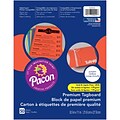 Pacon, Premium Tagboard Pumpkin Orange, 8.5 x 11, Bundle of 5 Packs for a total of 250 Sheets (PAC1000022)