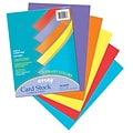 Pacon Array 65 lb. Cardstock Paper, 8.5 x 11, Assorted Colors, 100 Sheets/Pack, 2 Packs/Bundle (PA