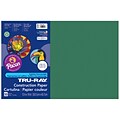 Tru-Ray® Construction Paper, 12 x 18, Dark Green, 50 Sheets (PAC103053)