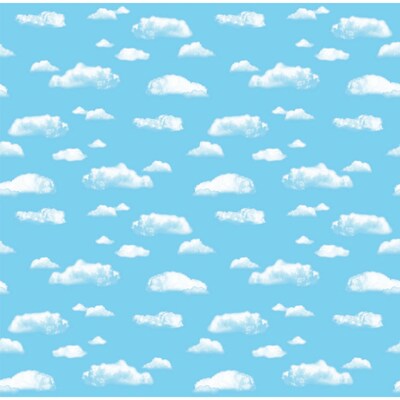Pacon Corobuff Paper Roll, 48 x 12.5, Clouds (PAC12850)
