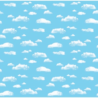 Pacon Corobuff Paper Roll, 48 x 12.5, Clouds (PAC12850)