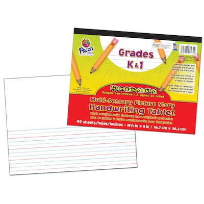 Pacon Storyboard Paper, 8 x 10.5, Multicolored, 40 Sheets/Pack (PAC2472)