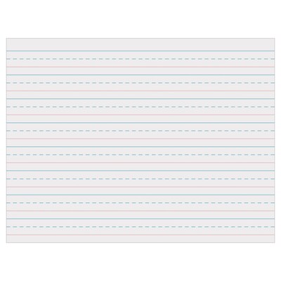Pacon Zaner-Bloser D'Nealian™ Multi-Program Tablet Handwriting Paper, Grades K-1st, 40 Sheets (2480)