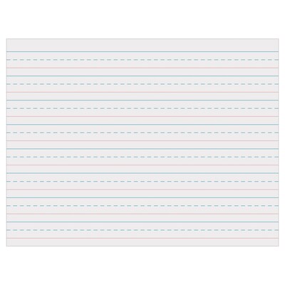 Pacon Zaner-Bloser DNealian™ Multi-Program Tablet Handwriting Paper, Grades K-1st, 40 Sheets (2480)