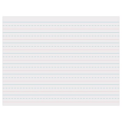 Pacon Zaner-Bloser DNealian™ Multi-Program Tablet Handwriting Paper, Grades K-1st, 40 Sheets (2480)