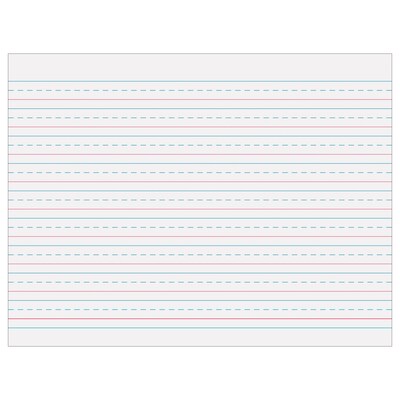 Pacon Zaner-Bloser DNealian™ Multi-Program Handwriting Tablet Paper, Grades 1st-2nd, 10-1/2 x 8