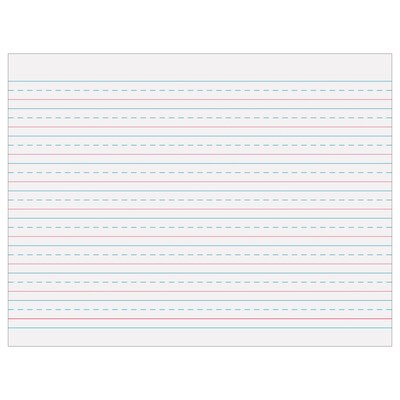 Pacon Zaner-Bloser DNealian™ Multi-Program Handwriting Tablet Paper, Grades 1st-2nd, 10-1/2 x 8