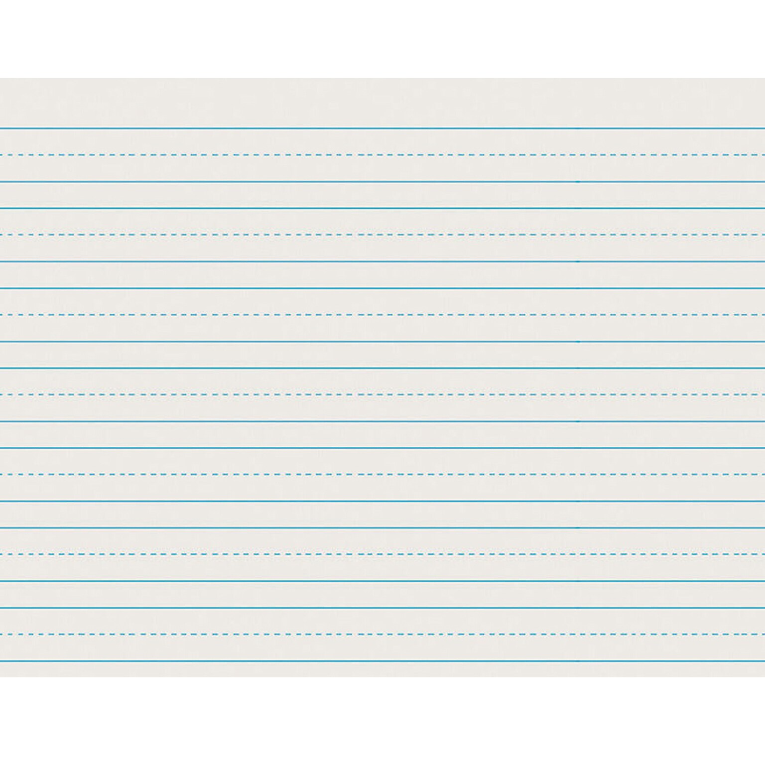 Pacon® Skip-A-Line Ruled Newsprint, ¾” Ruled, 11” x 8 ½”, 500 Sheets