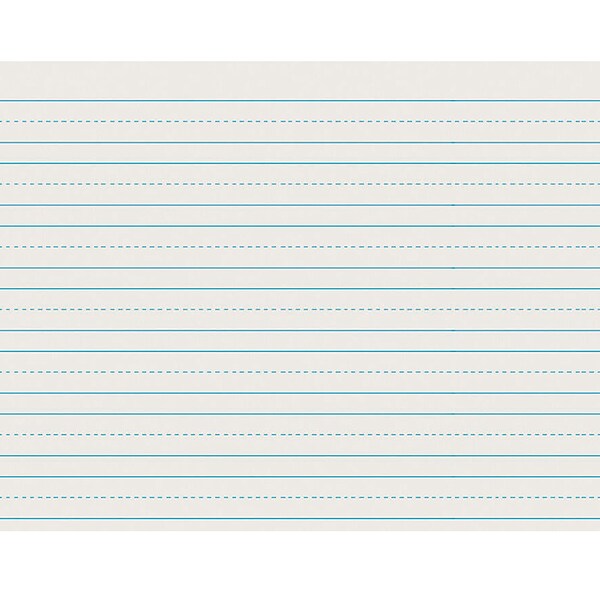 Pacon® Skip-A-Line Ruled Newsprint, ¾” Ruled, 11” x 8 ½”, 500 Sheets