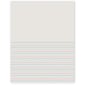 Pacon Storybook Paper for D'Nealian Programs, White, 1/2" Short Way Ruled, 11" x 8 1/2", 1500 Sheets/Pack (PAC2695)