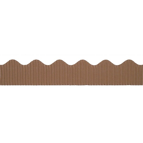 Pacon Bordette Decorative Border/Trim 2-1/4 x 50, Brown, 8/Bundle (PAC37026)