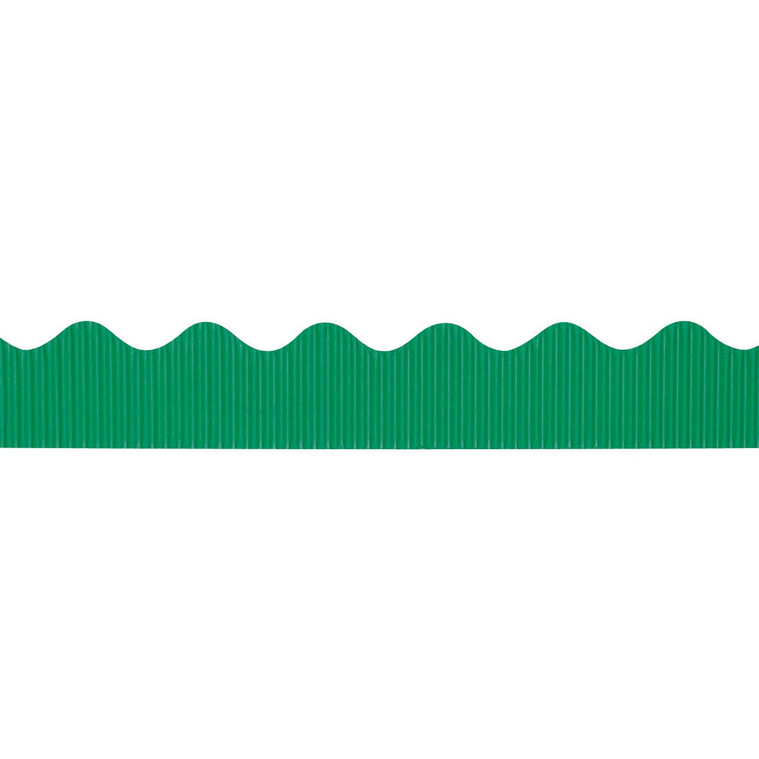 Pacon Corporation Bordette 37146 50 x 2.25 Scalloped Solid Decorative Border, Emerald Green