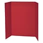 Pacon Presentation Board, 48" x 36", Red, 8 Boards/Bundle